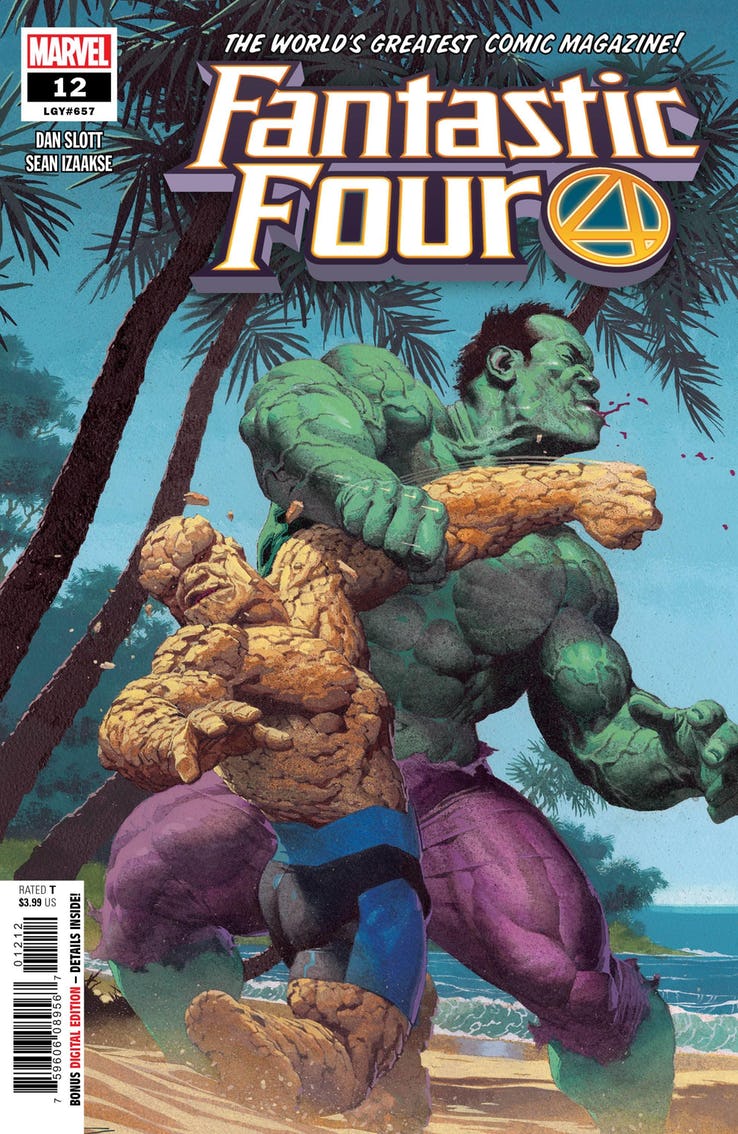 Fantastic Four #12, copertina di Esad Ribic