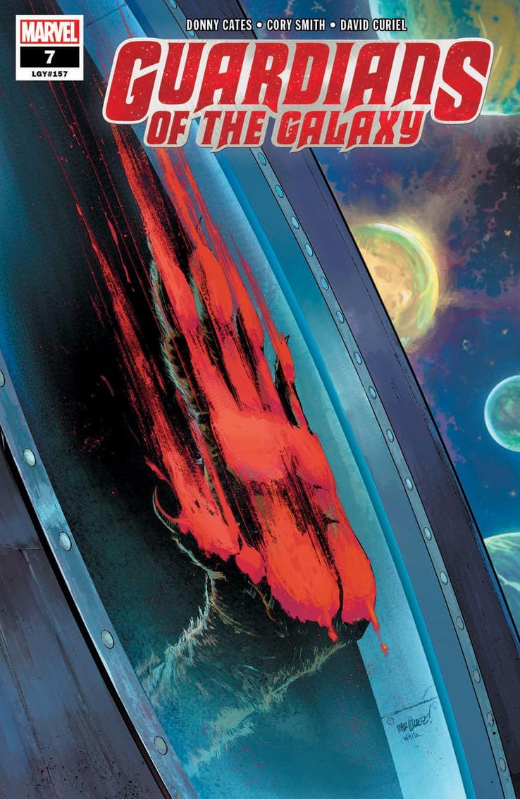 Guardians of the Galaxy #7, copertina di David Marquez