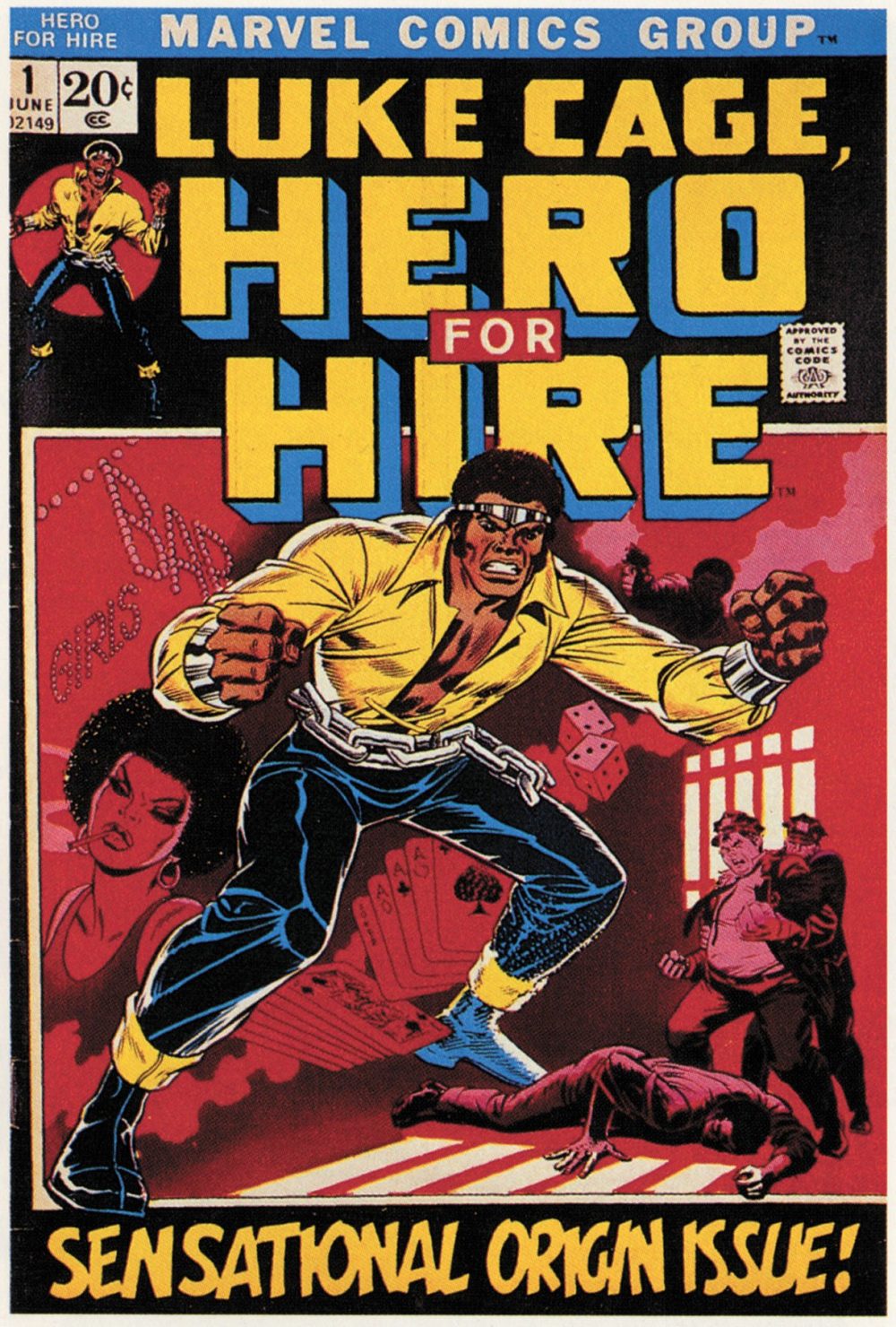 Luke Cage: Hero for Hire #1, copertina di Billy Graham