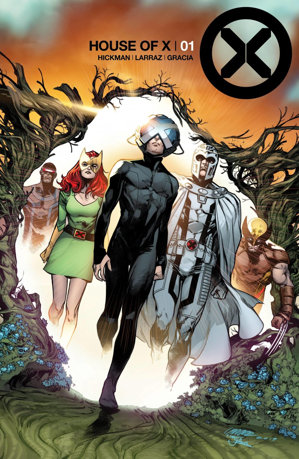 House of X #1, copertina di Pepe Larraz