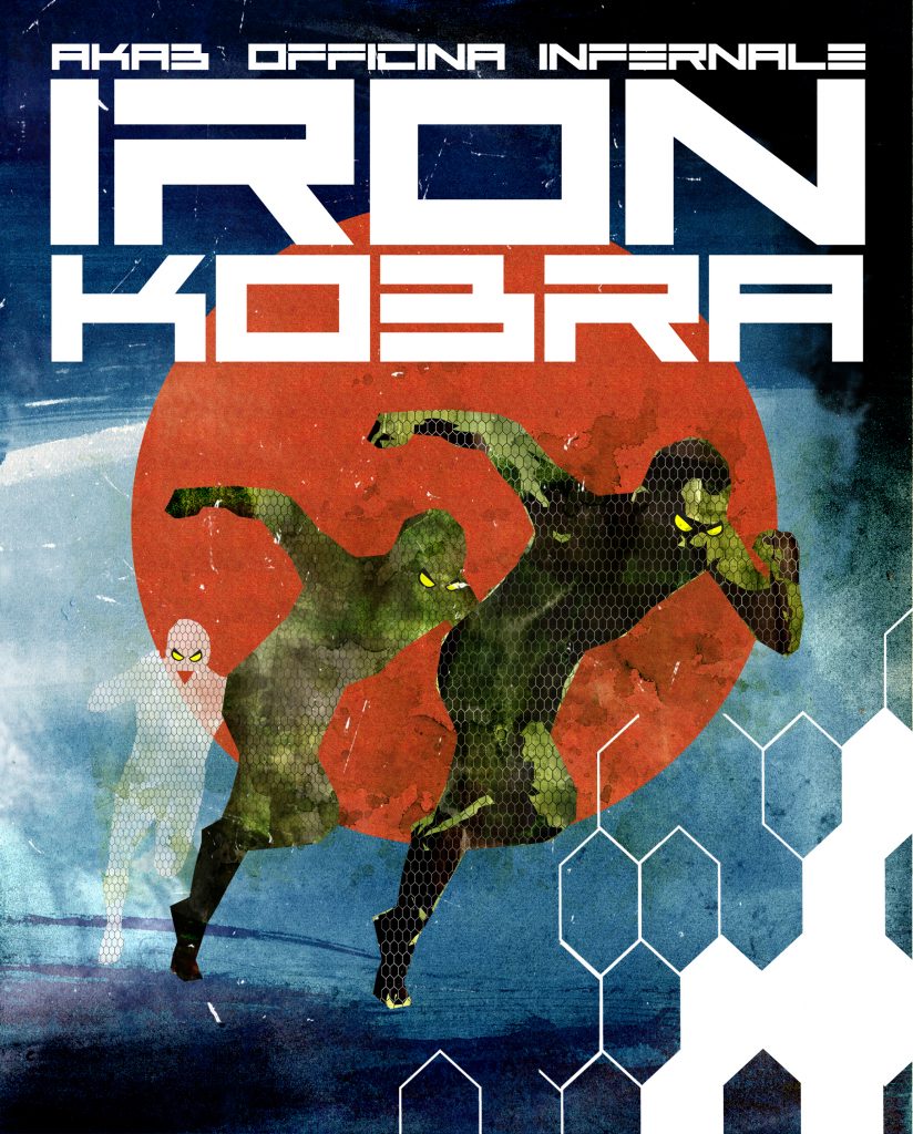 Iron Kobra, copertina di Officina Infernale