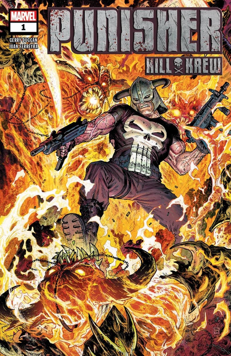 Punisher Kill Krew #1, copertina di Tony Moore