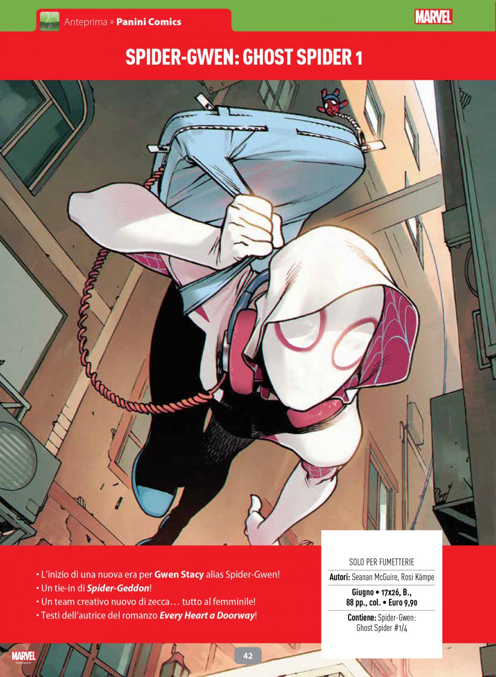 Spider-Gwen: Ghost Spider 1 su Anteprima