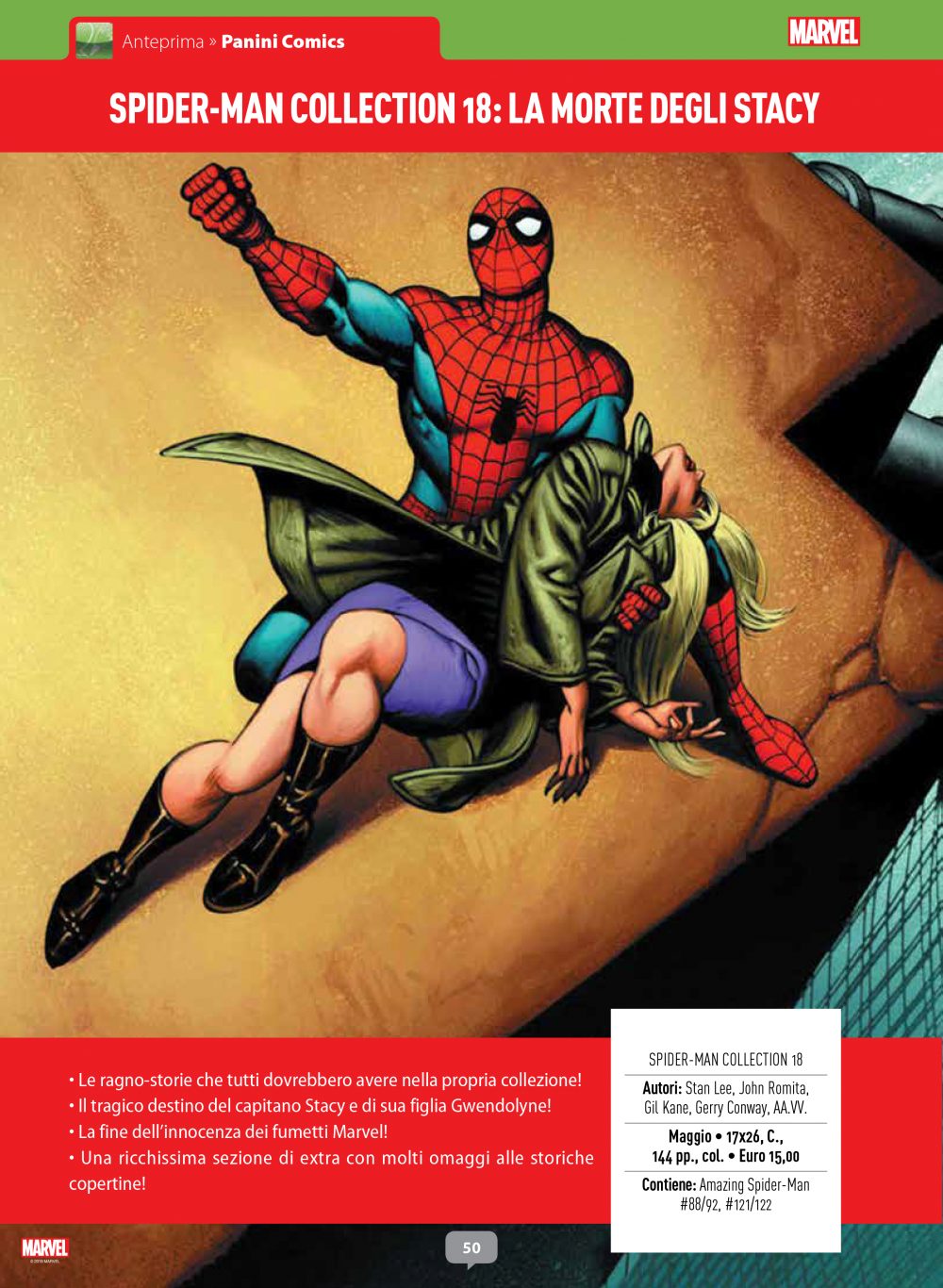 Spider-Man Collection 18: La Morte degli Stacy su Anteprima