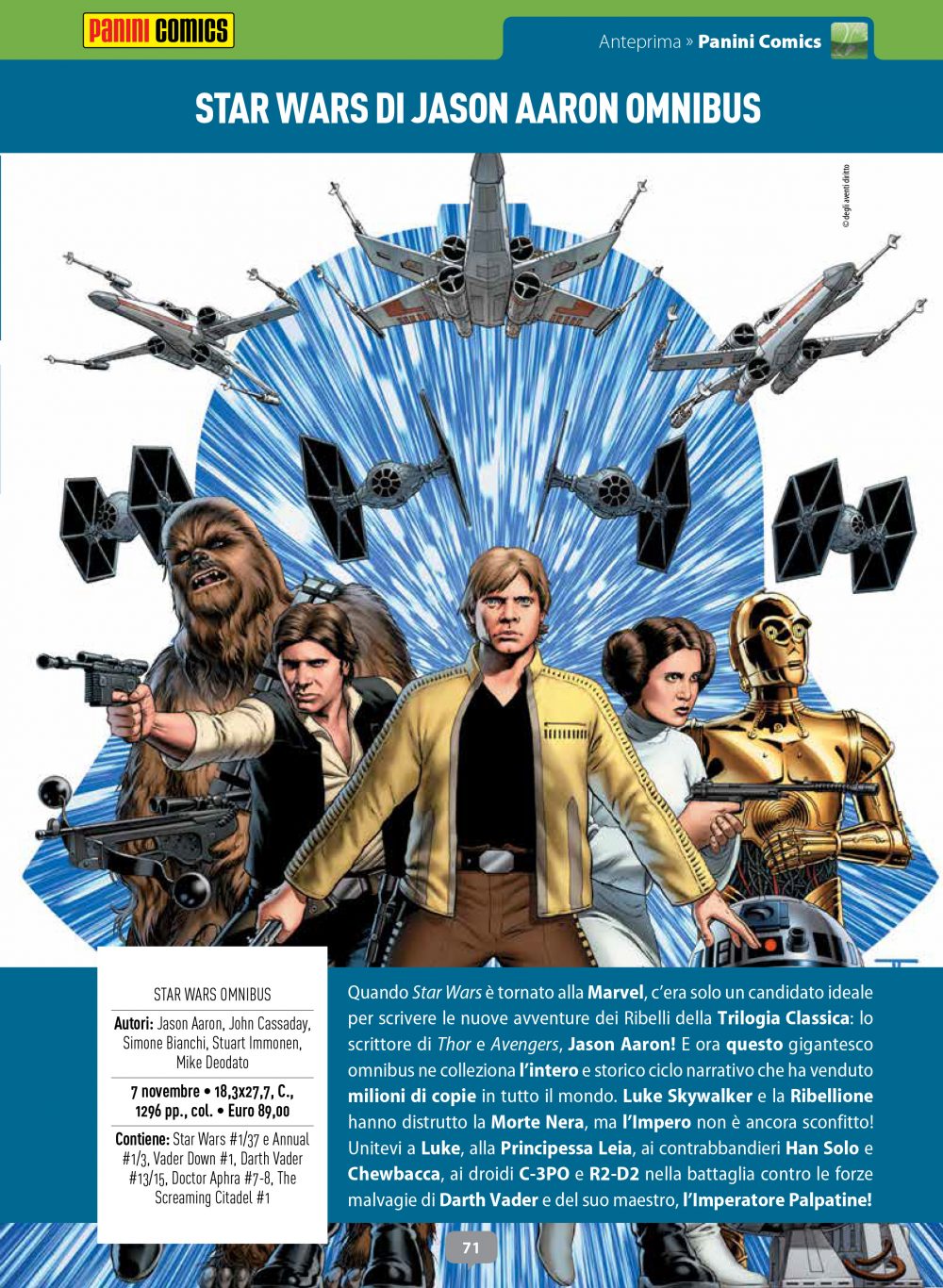 Star Wars di Jason Aaron su Anteprima