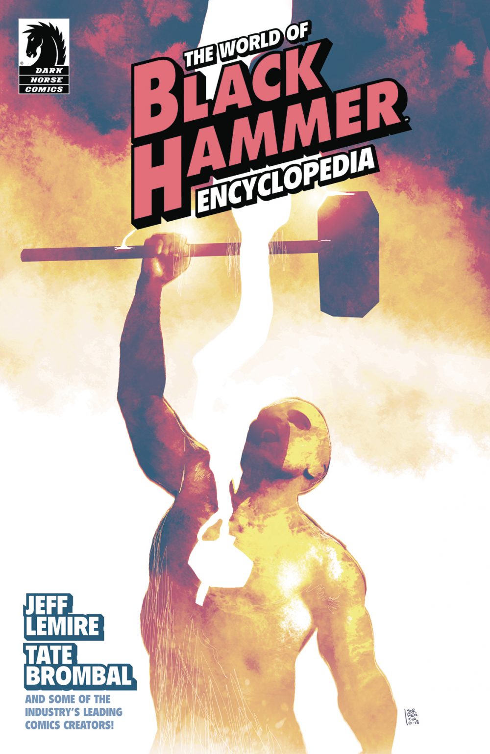 The World of Black Hammer Encyclopedia, copertina di Andrea Sorrentino