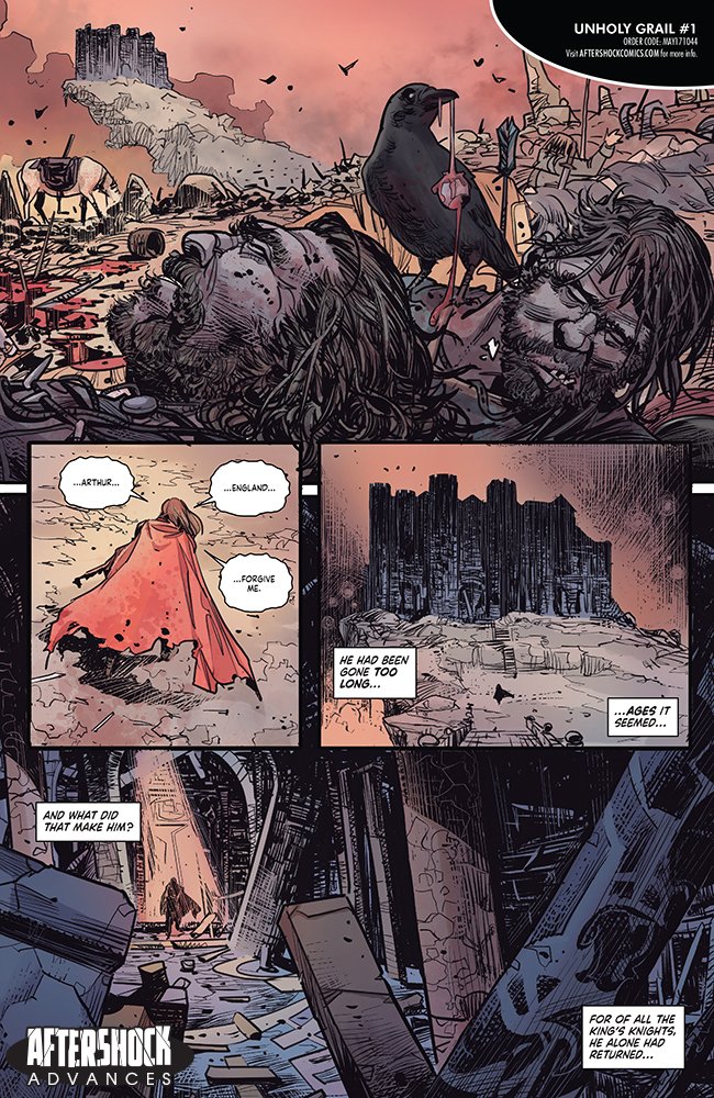 Unholy Grail #1, anteprima 01