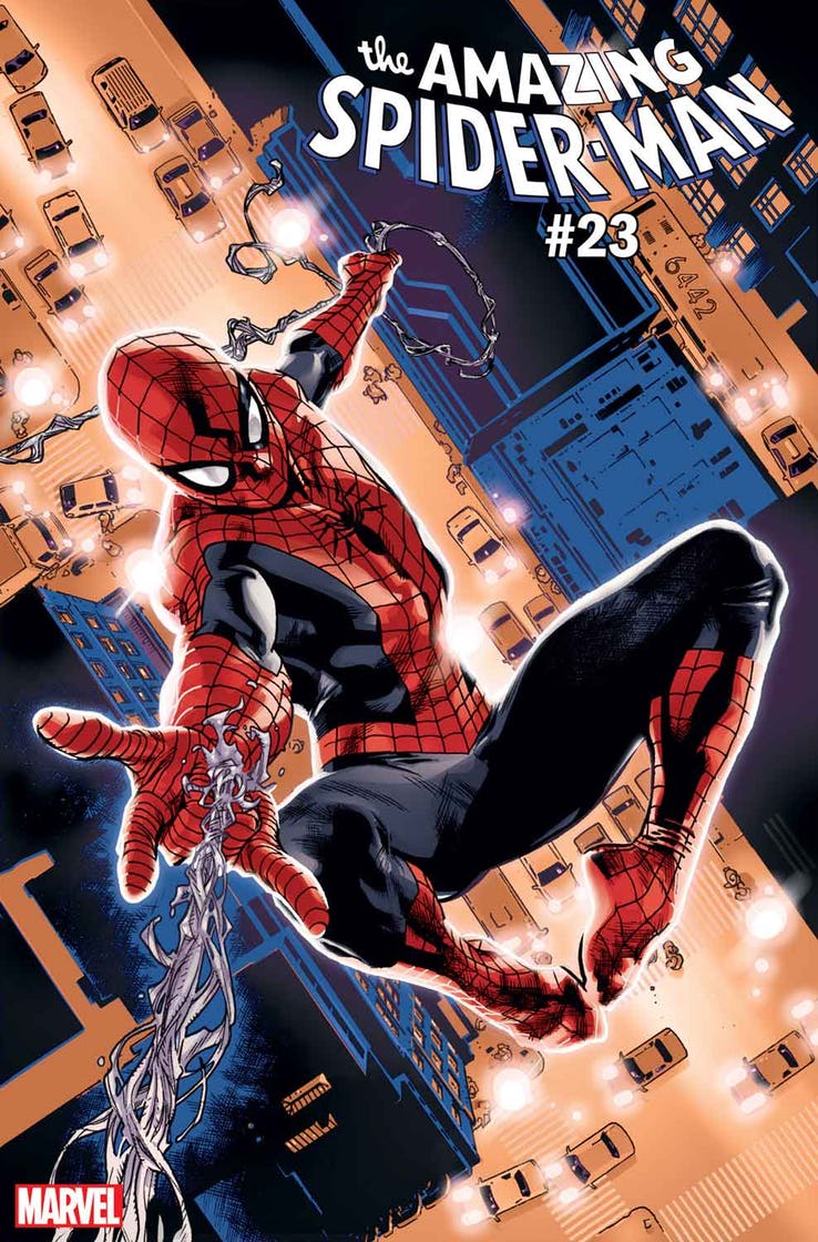 Amazing Spider-Man #23, variant cover di Stuart Immonen