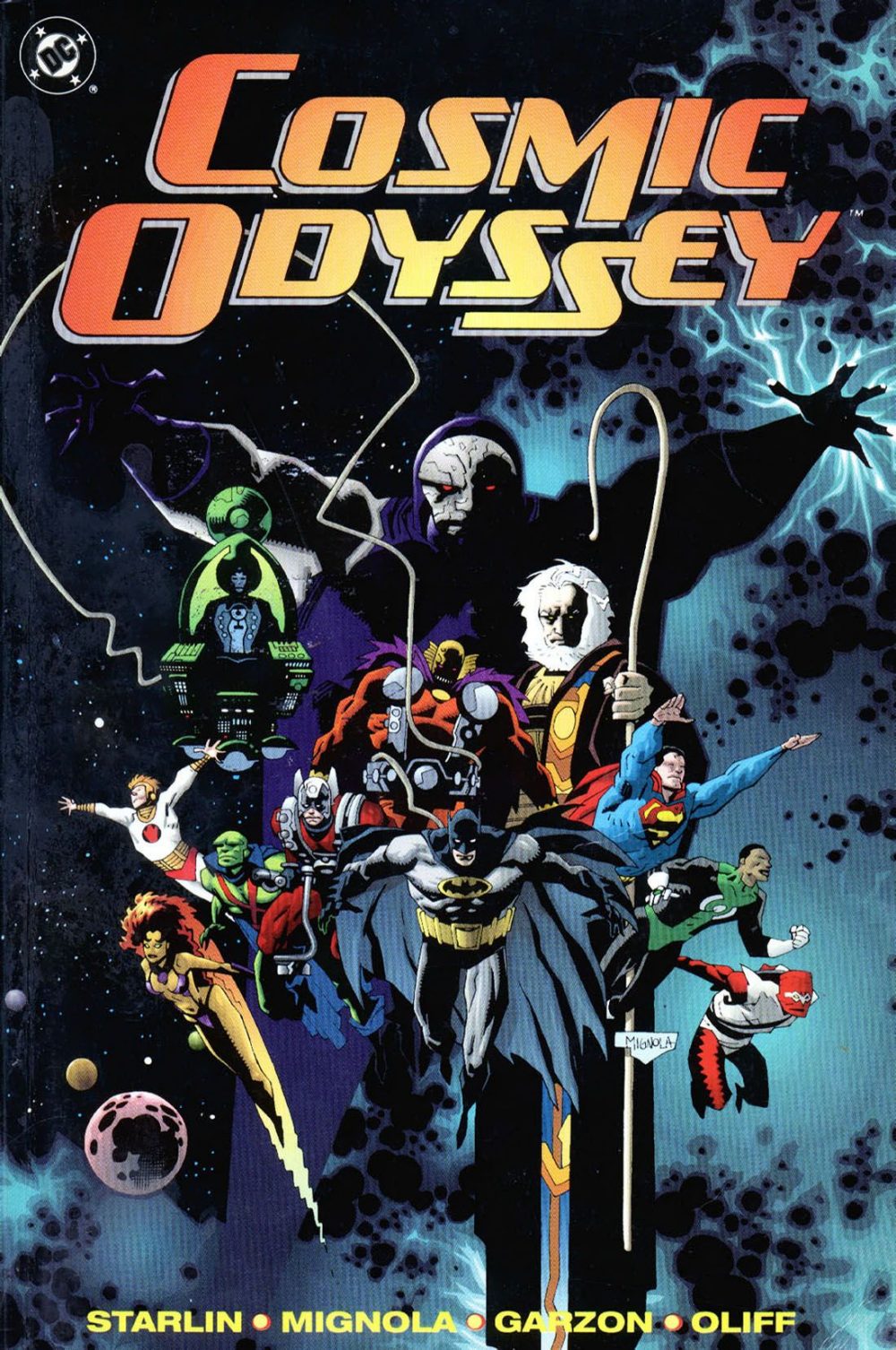 Cosmic Odyssey, copertina di Mike Mignola