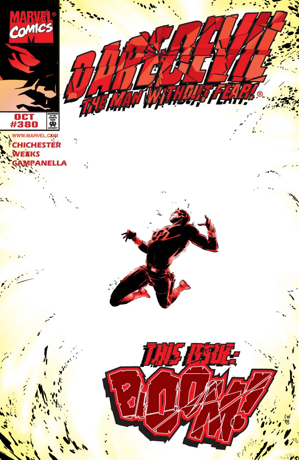 Daredevil #380, copertina