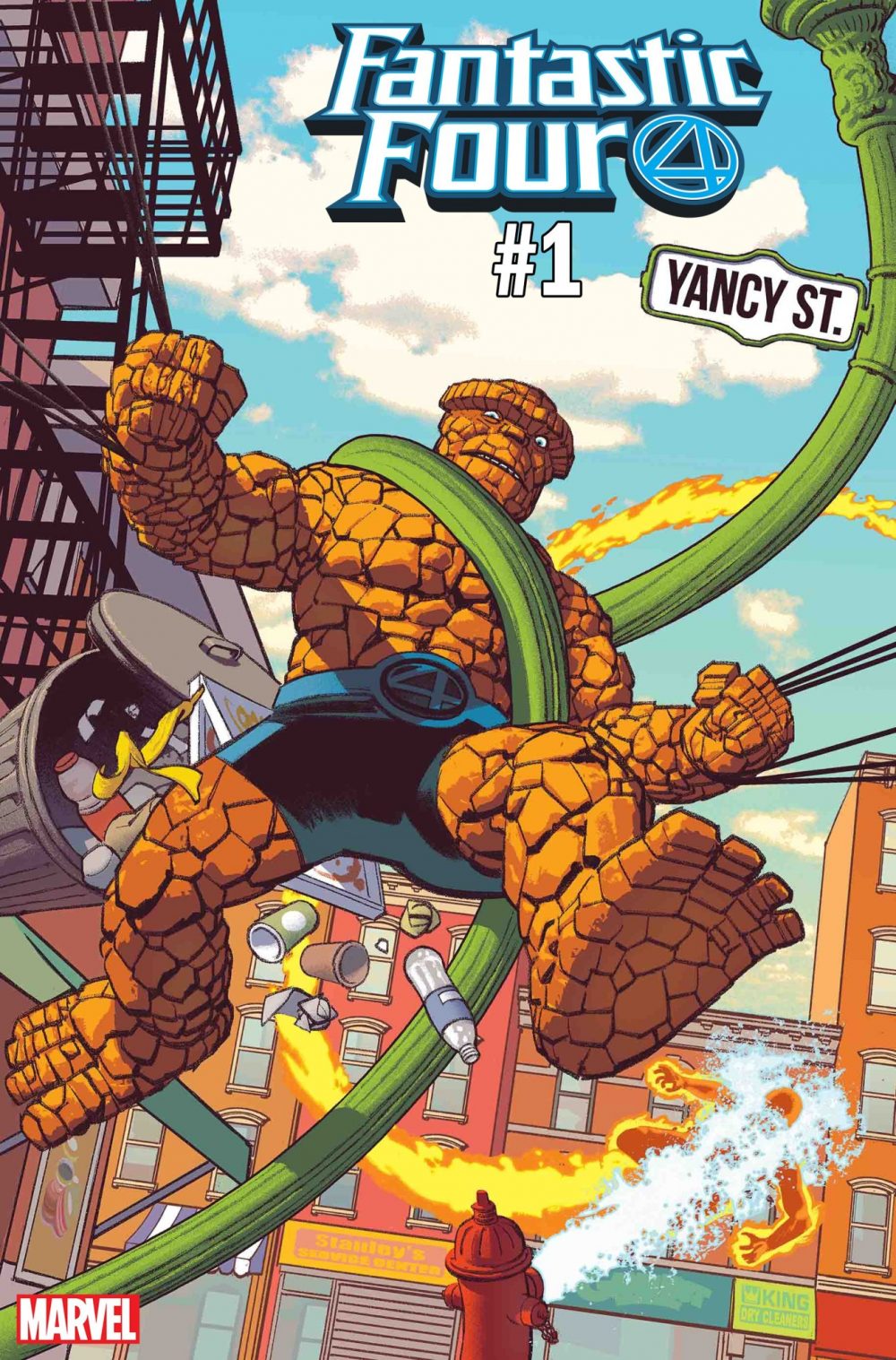 Fantastic Four: Yancy Street #1, copertina di Greg Smallwood