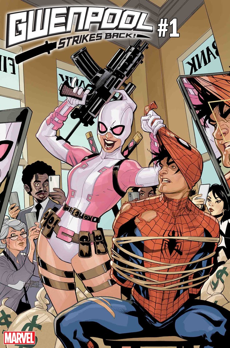 Gwenpool Strikes Back #1, copertina di Terry Dodson