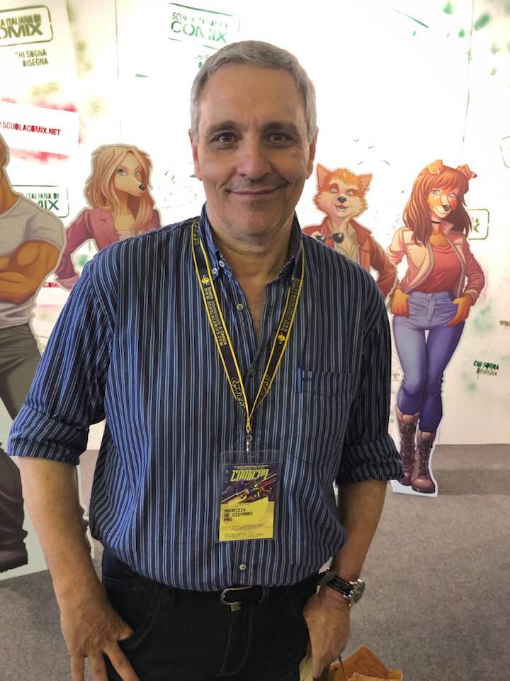 Maurizio De Giovanni al Comicon 2019