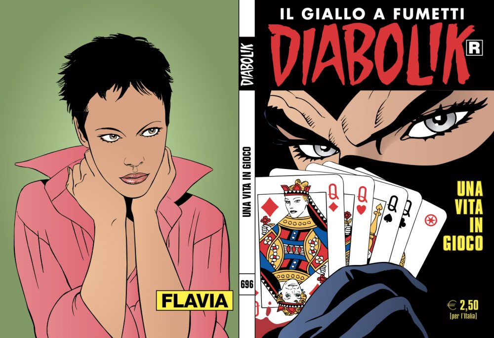 Diabolik R 696 – 10 aprile, copertina di Sergio e Paolo Zaniboni