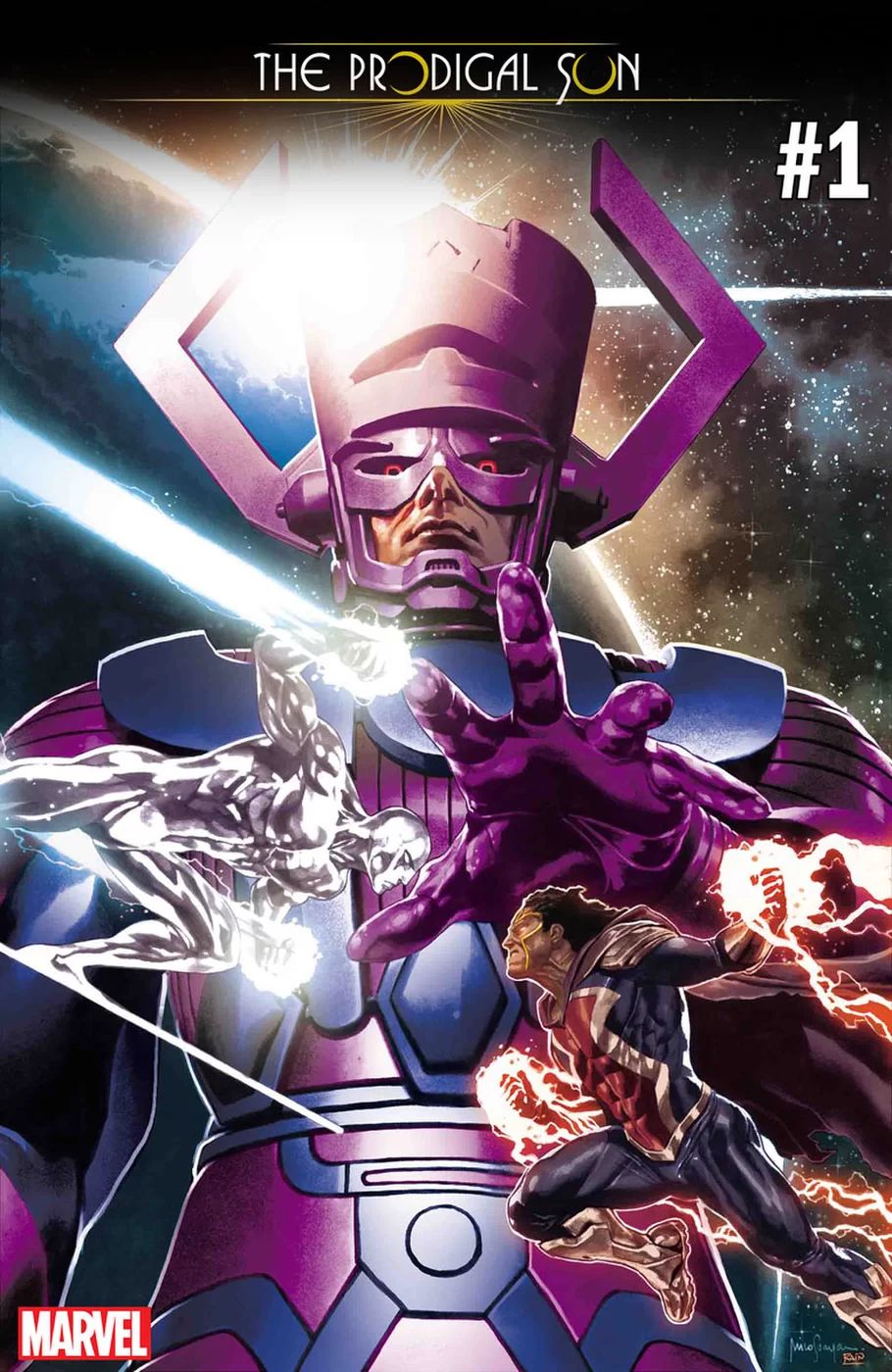 Silver Surfer: The Prodigal Sun #1, copertina di Mico Suayan