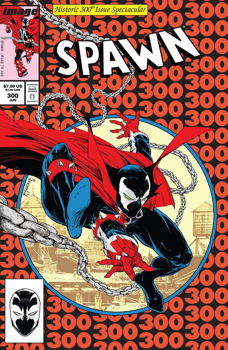 Spawn #300, copertina di Todd McFarlane