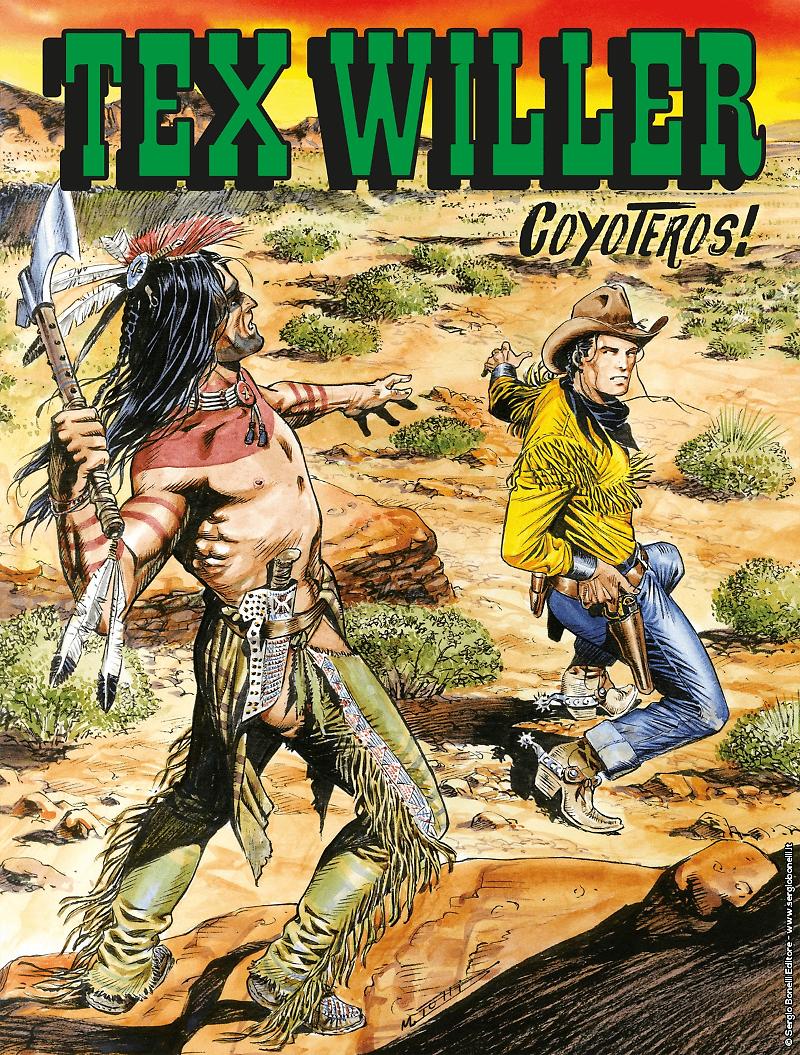 Tex Willer 6- Coyoteros, copertina di Maurizio Dotti