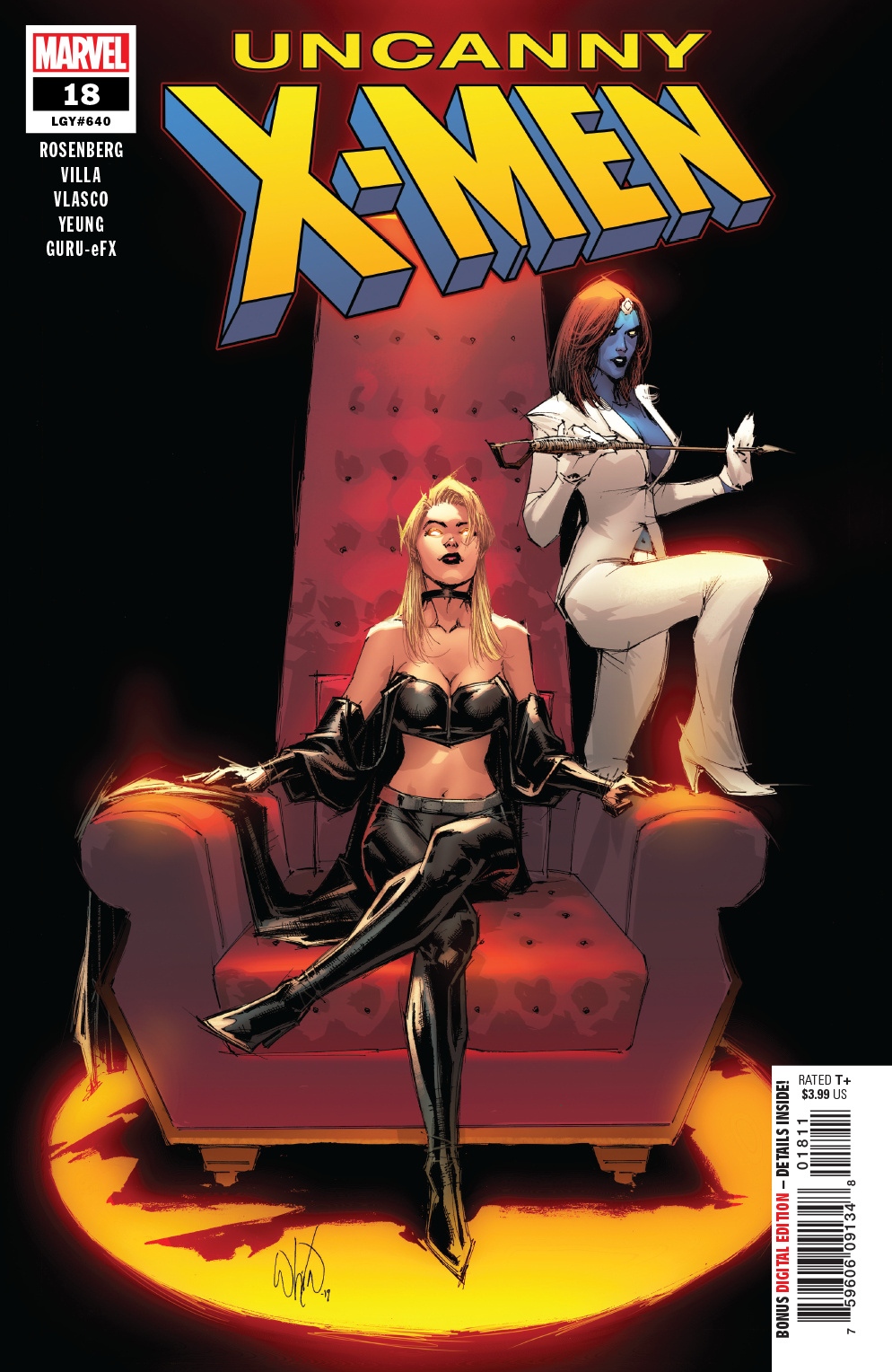 Uncanny X-Men #18, copertina di Whilce Portacio