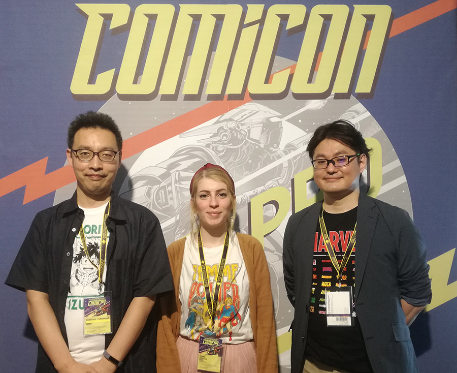 Hideyuki Furuhashi e Betten Court, Comicon 2019