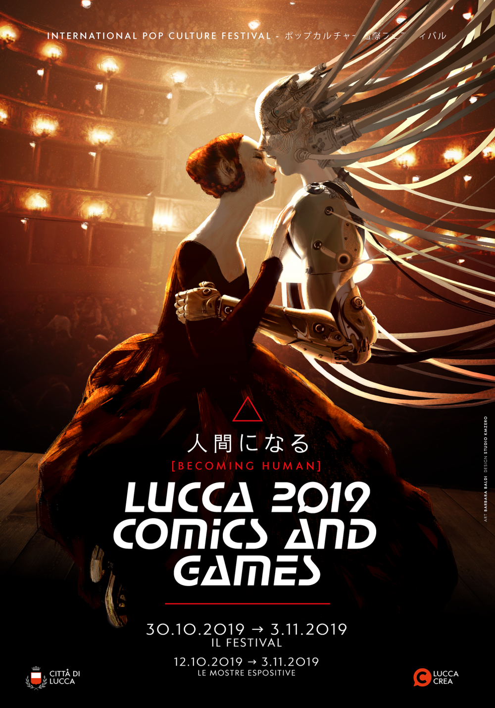 Lucca Comics & Games 2019, locandina di Barbara Baldi