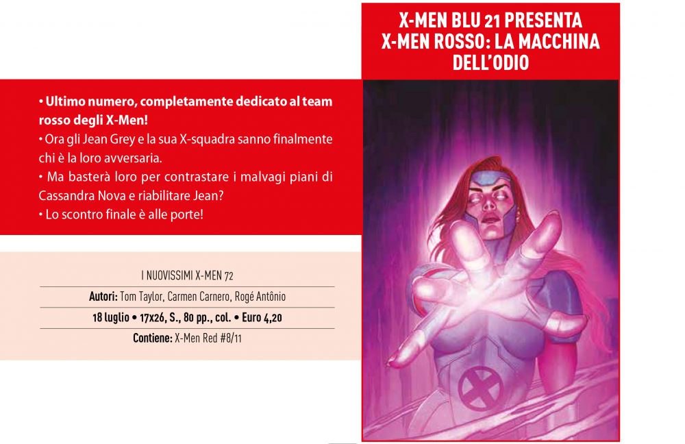 X-Men Blu su Anteprima