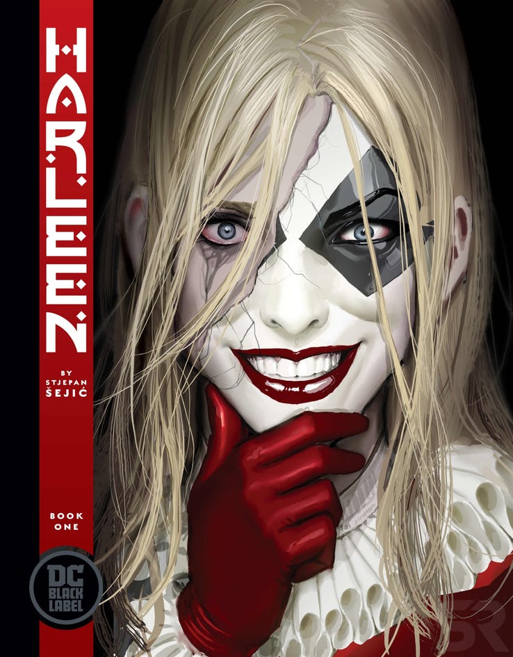 Harleen #1, copertina di Stjepan Šejić