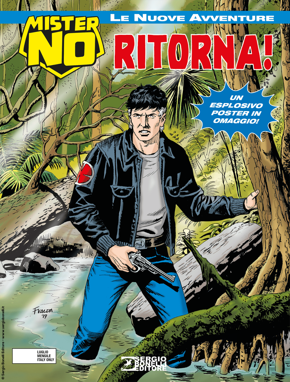 Mister No - Le nuove avventure 1: Mister No ritorna!, copertina di Fabio Valdambrini