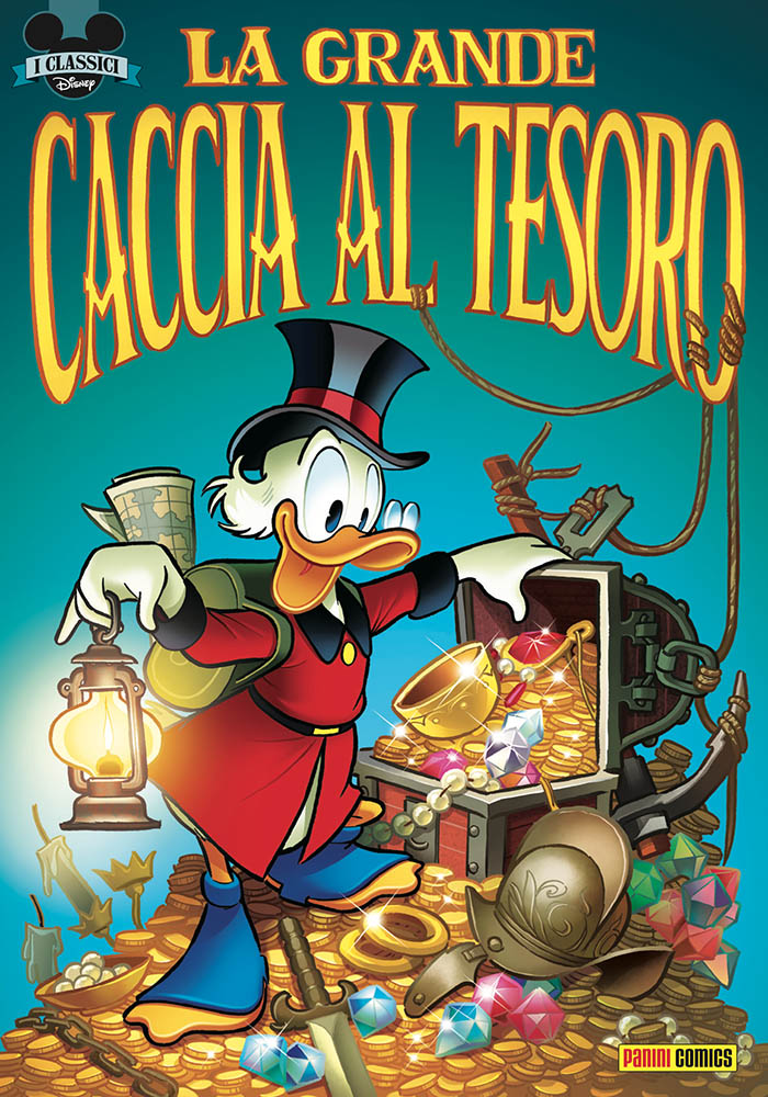 I Classici Disney 1: La grande caccia al tesoro, copertina di Andrea Freccero