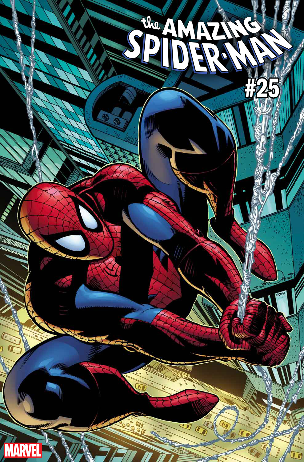 Amazing Spider-Man #25, variant cover di Walter Simonson