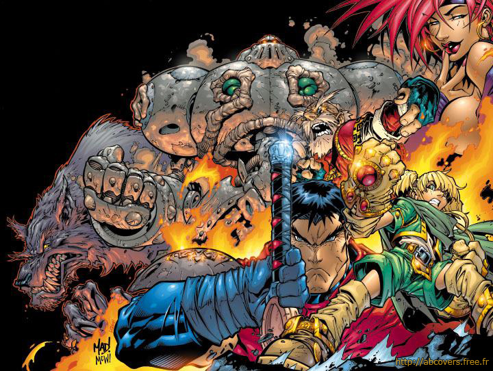 Battle Chasers #1, copertina di Joe Madureira