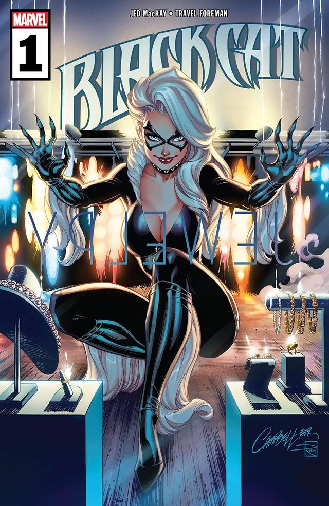 Black Cat #1, copertina di J. Scott Campbell