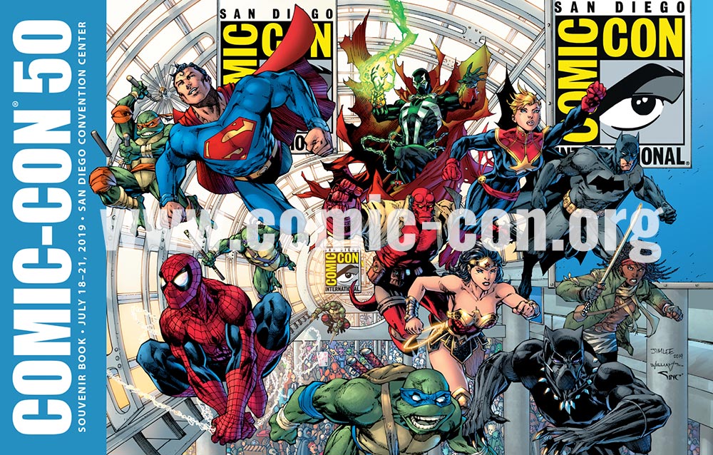 Comic-Con International: San Diego's 2019 Souvenir Book, copertina di Jim Lee