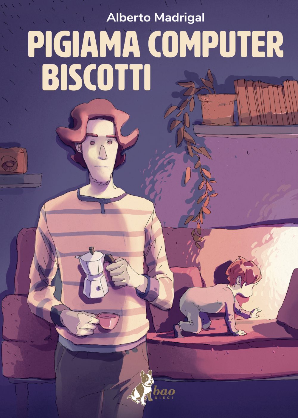 Pigiama computer biscotti, copertina di Alberto Madrigal