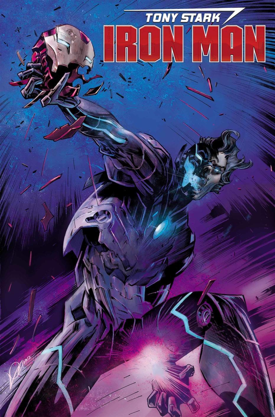 Tony Stark: Iron Man #16, copertina di Alexander Lozano