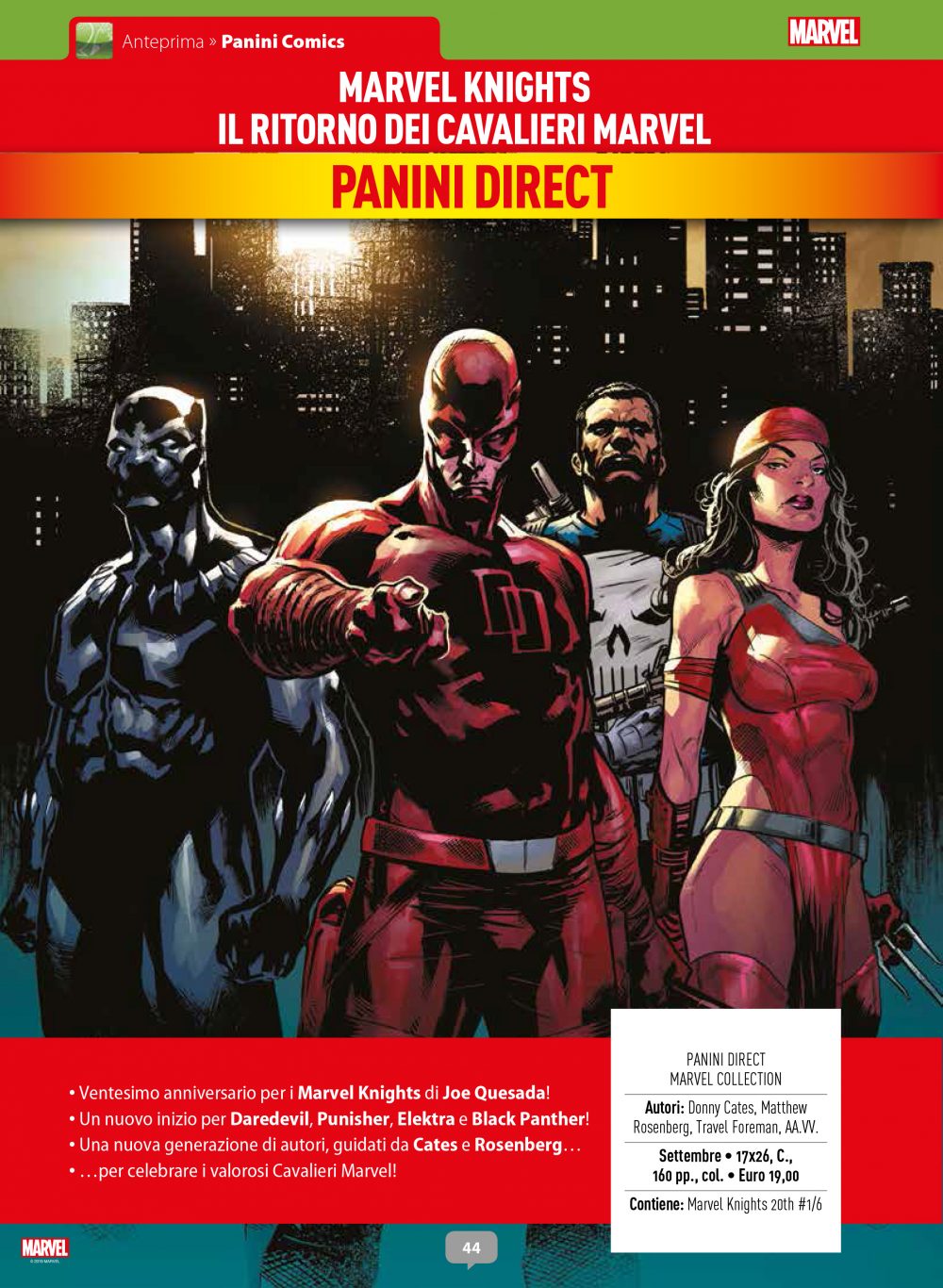 Marvel Knights su Anteprima