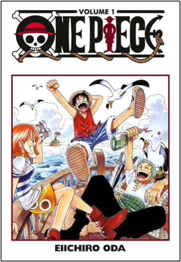 One Piece, copertina di Eiichiro Oda