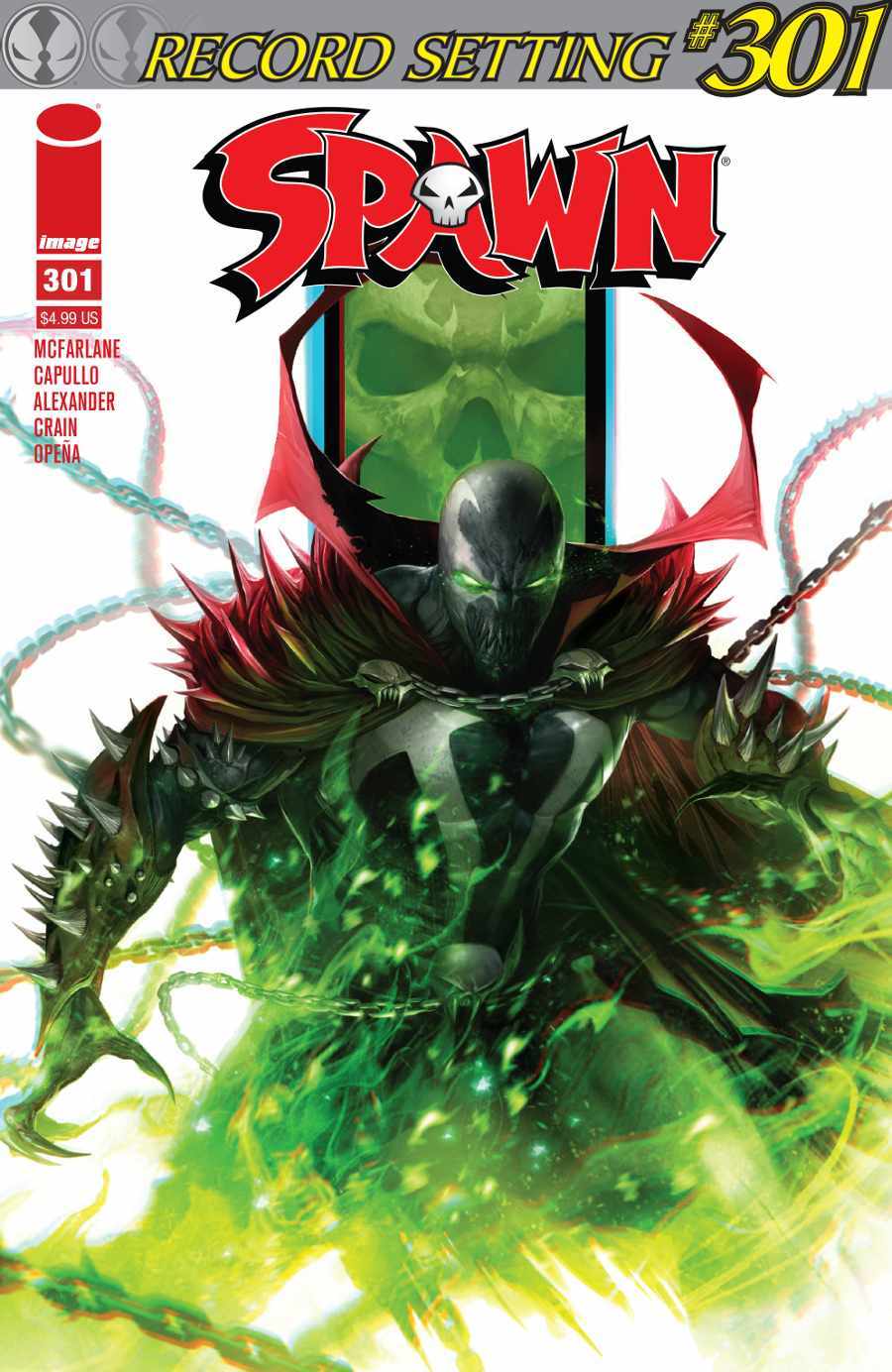 Spawn #301, copertina di Francesco Mattina