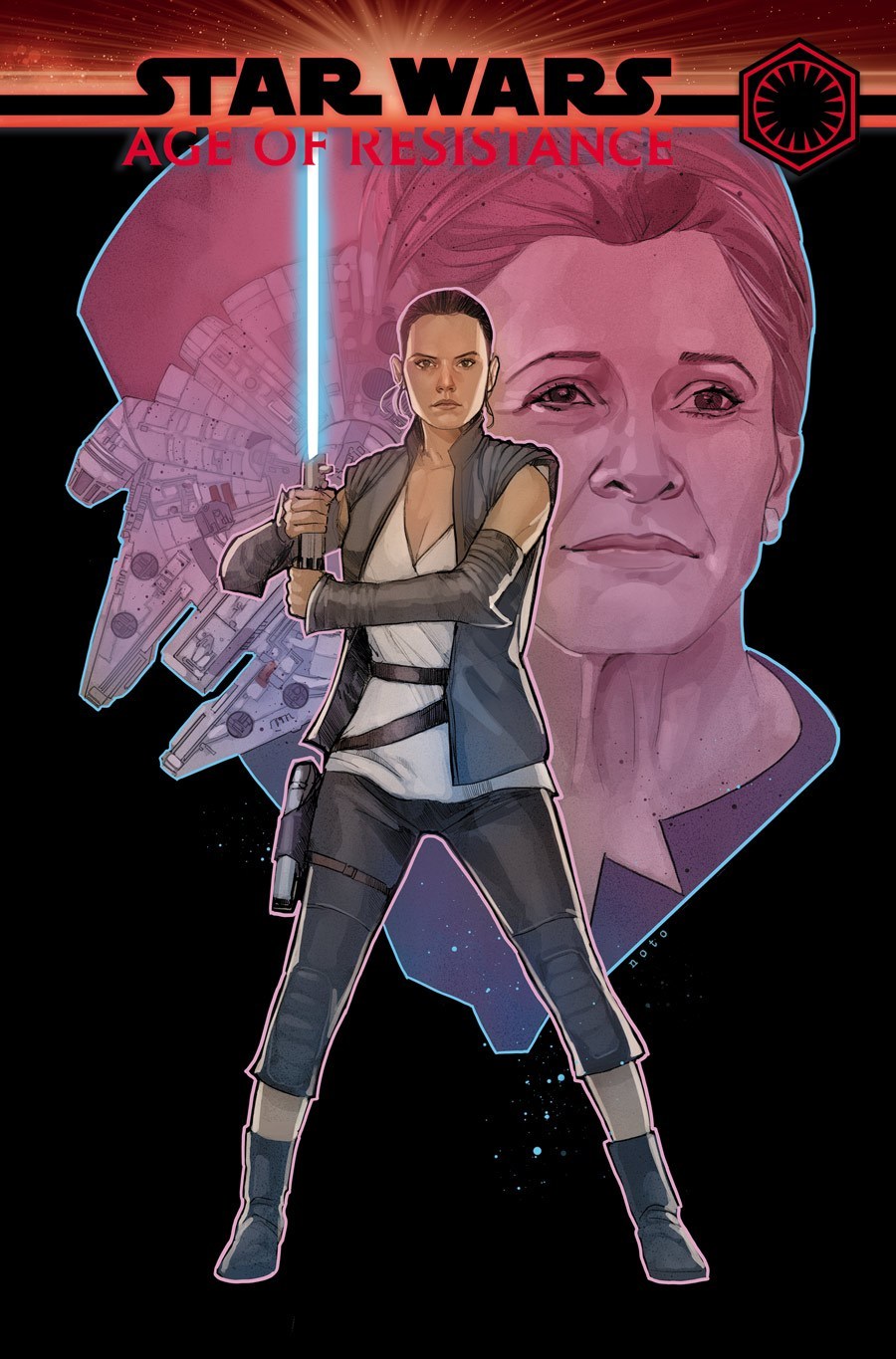 Star Wars - Age of Resistance: Rey #1, copertina di Phil Noto