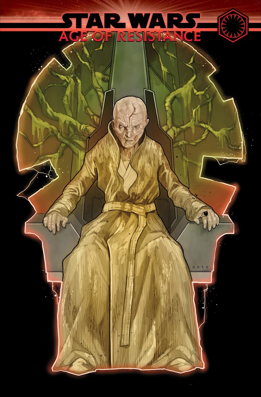 Star Wars - Age of Resistance: Supreme Leader Snoke #1, copertina di Phil Noto