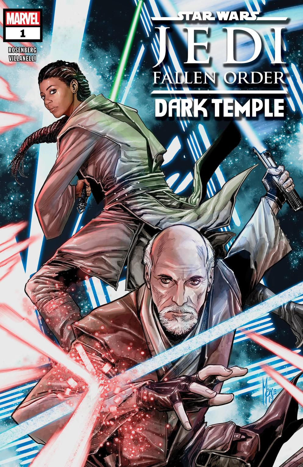 Star Wars: Jedi Fallen Order - Dark Temple #1, copertina di Marco Checchetto