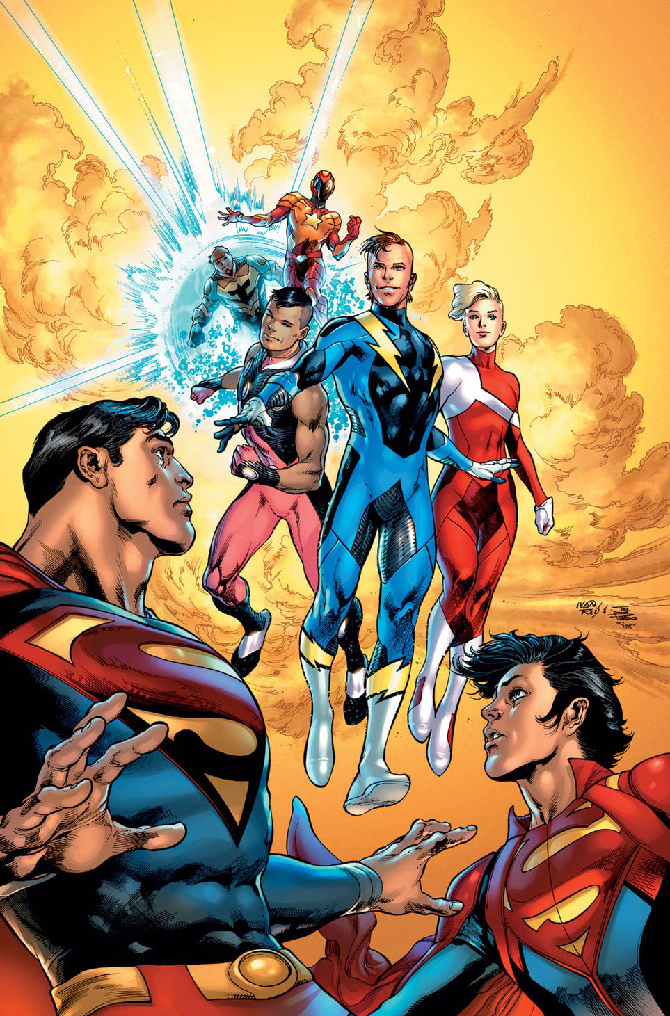 Superman #15, copertina di Ivan Reis