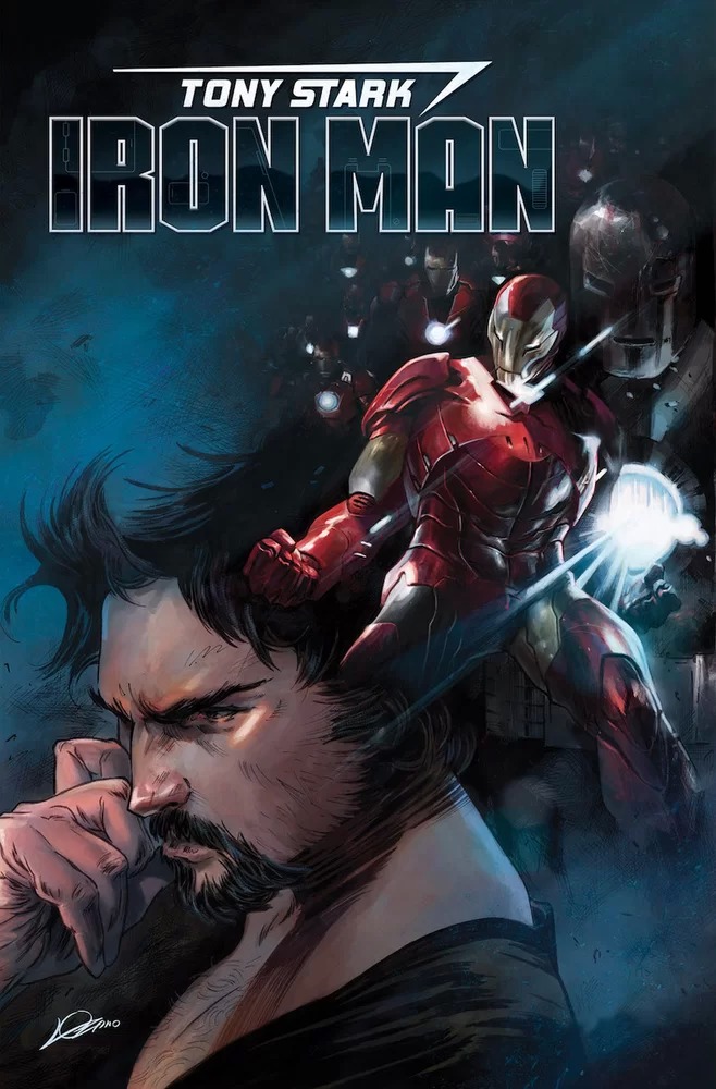 Tony Stark: Iron Man #1, copertina di Alexander Lozano