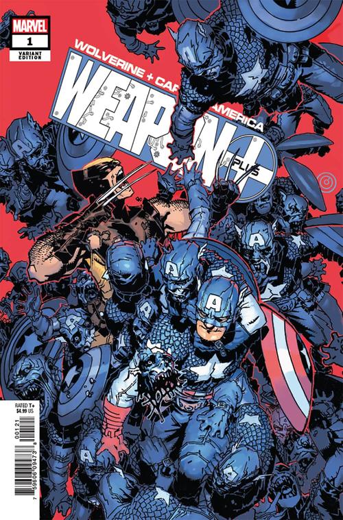 Wolverine & Captain America: Weapon Plus #1, variant cover di Chris Bachalo