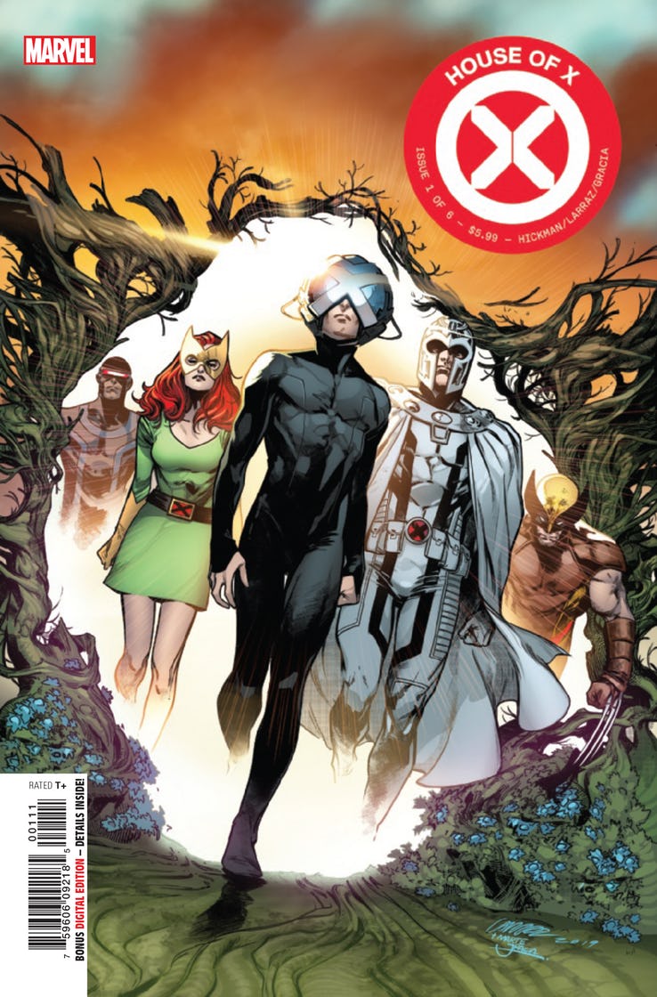 House of X #1, copertina di Pepe Larraz