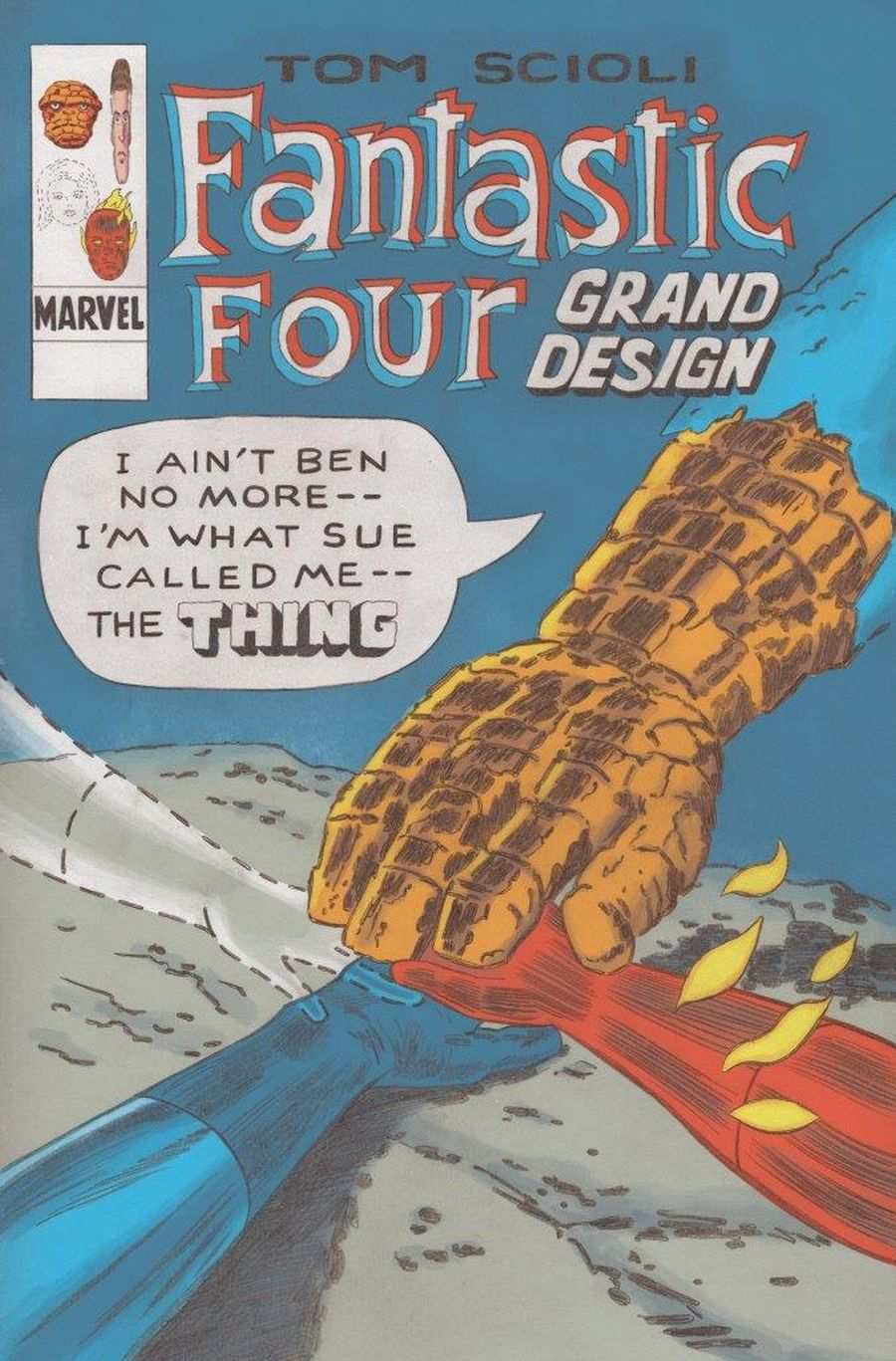 Fantastic Four: Grand Design #1, copertina di Tom Scioli