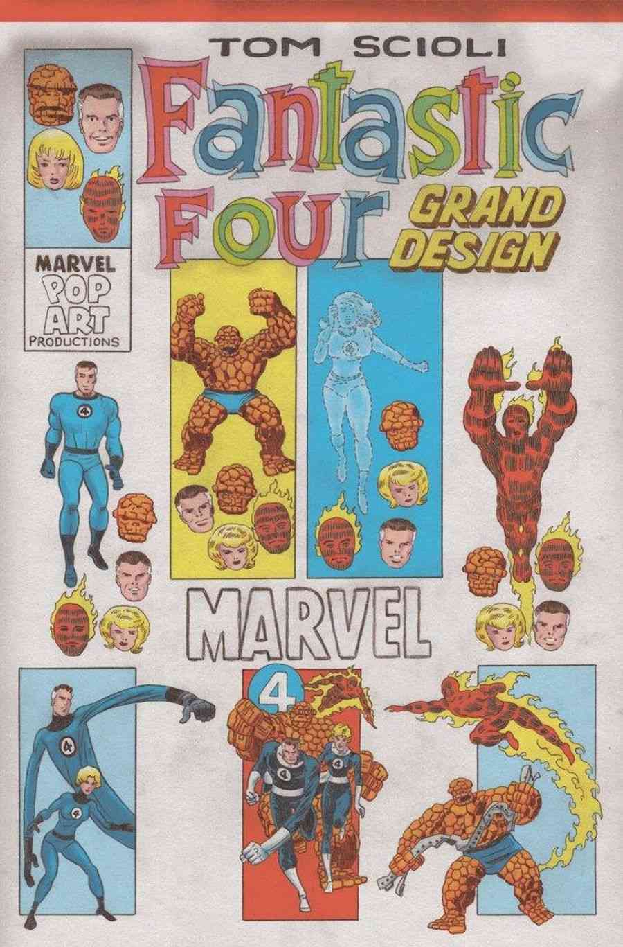 Fantastic Four: Grand Design #1, variant cover di Tom Scioli