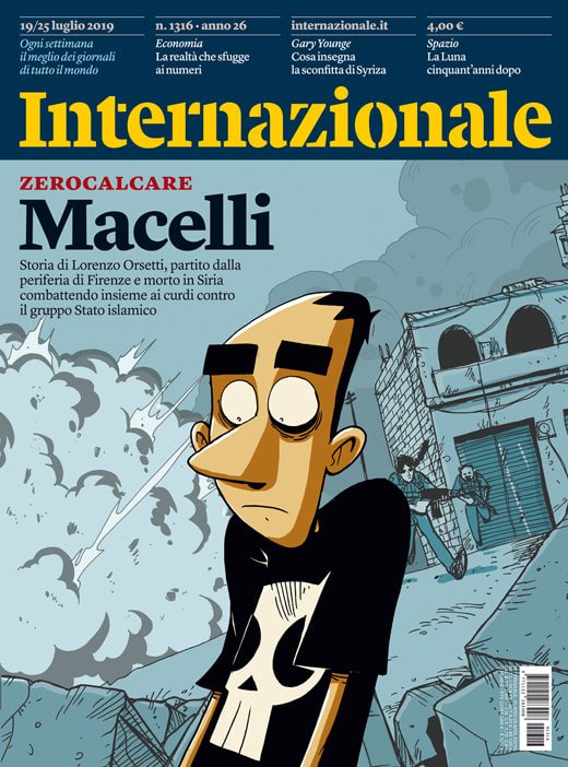 Internazionale 1316, copertina di Zerocalcare