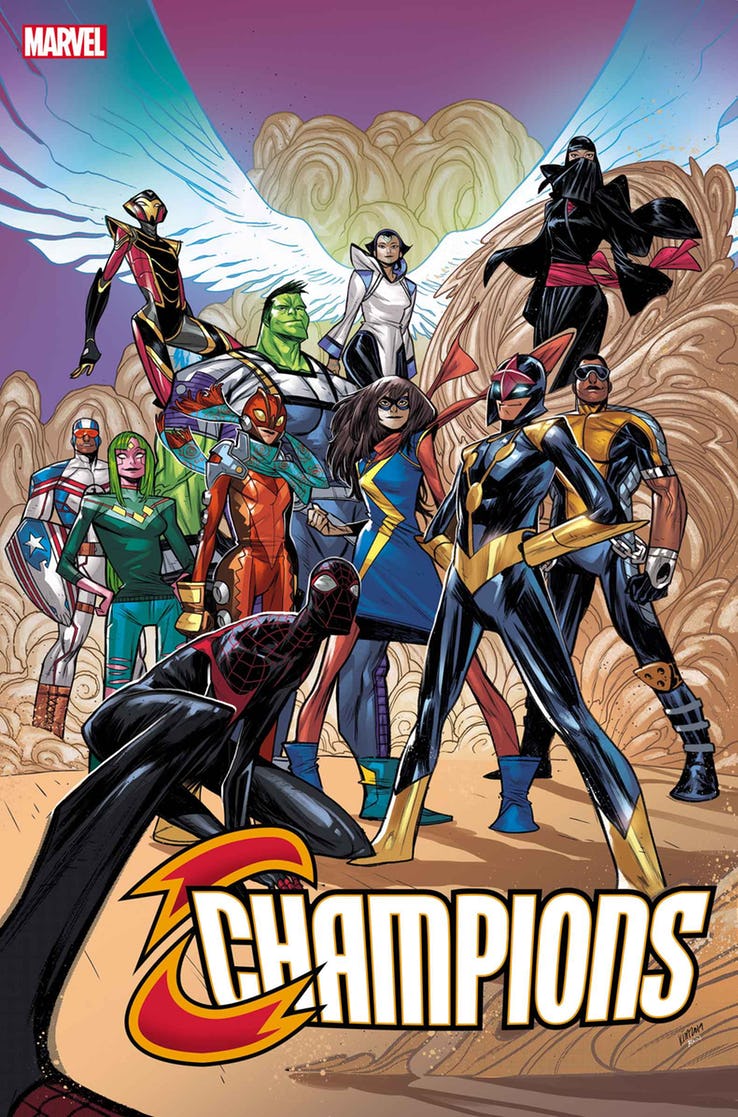 Champions #10, copertina di Kim Jacinto