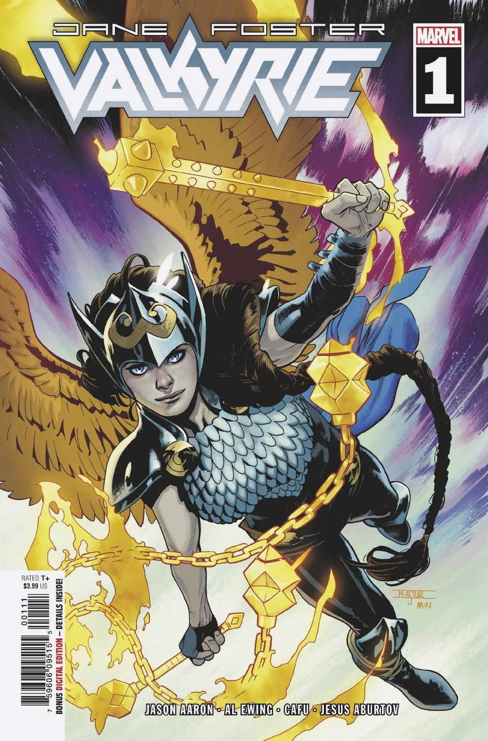 Valkyrie Jane Foster #1, copertina di Mahmud Asrar