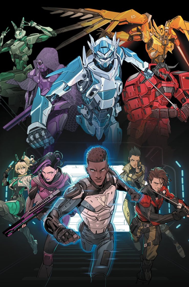 gen:LOCK #1, copertina di Carlo Barbieri